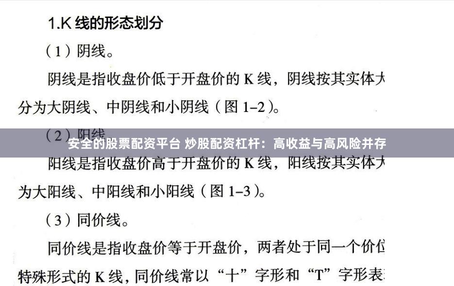 安全的股票配资平台 炒股配资杠杆：高收益与高风险并存