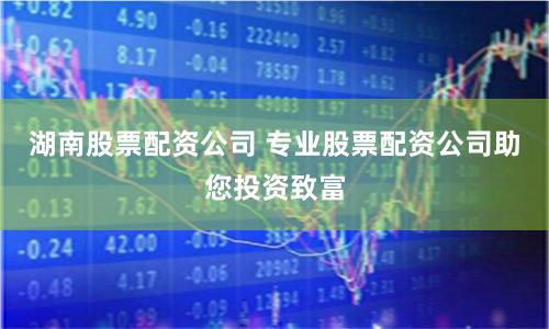 湖南股票配资公司 专业股票配资公司助您投资致富