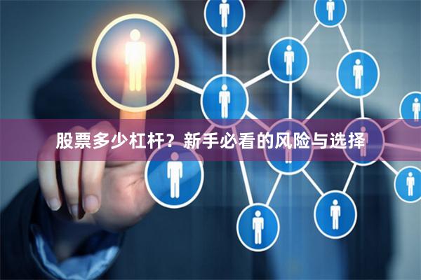 股票多少杠杆？新手必看的风险与选择