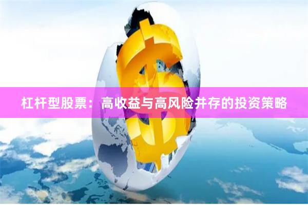 杠杆型股票：高收益与高风险并存的投资策略